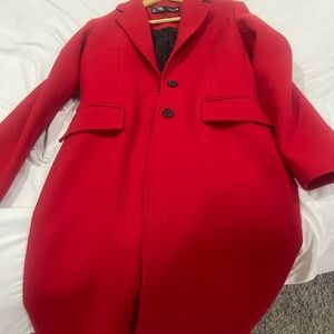 Zara Red Women's Coat